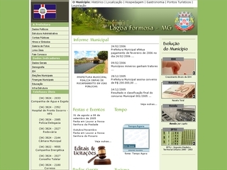 Thumbnail do site Prefeitura Municipal de Lagoa Formosa