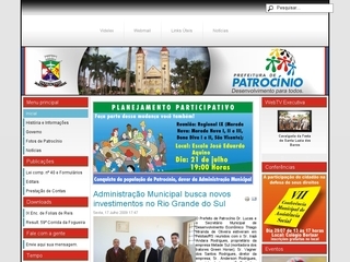 Thumbnail do site Prefeitura Municipal de Patrocnio