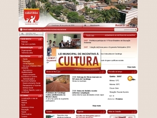Thumbnail do site Prefeitura Municipal de Caratinga