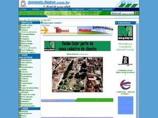 Thumbnail do site Divinolndia.com.br - o portal da nossa cidade