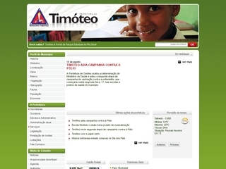 Thumbnail do site Prefeitura Municipal de Timoteo