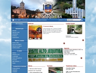 Thumbnail do site Prefeitura Municipal de Alto Jequitib