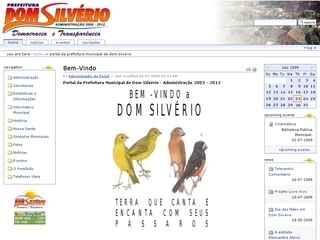 Thumbnail do site Prefeitura Municipal de Dom Silvrio