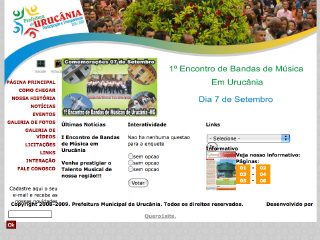 Thumbnail do site Prefeitura Municipal de Urucnia