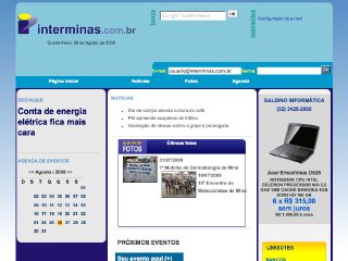 Thumbnail do site Interminas.com.br