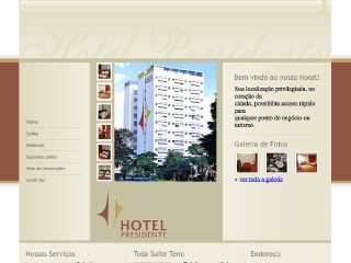 Thumbnail do site Hotel Presidente