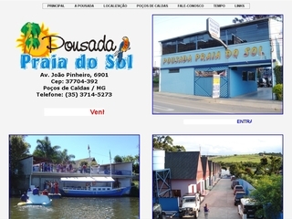 Thumbnail do site Pousada Praia do Sol