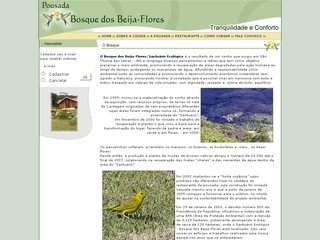 Thumbnail do site Pousada Bosque dos Beija-Flores
