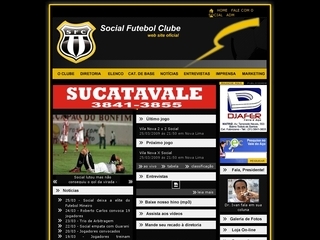 Thumbnail do site Social Futebol Clube