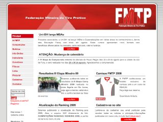 Thumbnail do site FMTP - Federação Mineira de Tiro Prático