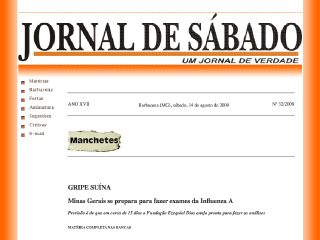 Thumbnail do site Jornal de Sbado