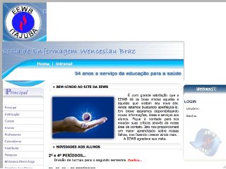 Thumbnail do site AESC - Escola de Enfermagem Wenceslau Braz - Itajub - MG