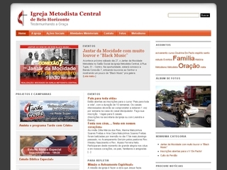 Thumbnail do site Igreja Metodista Central Belo Horizonte