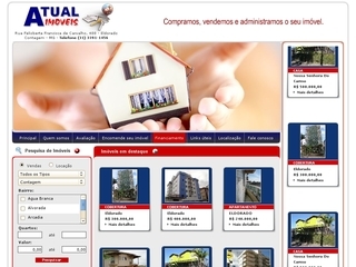 Thumbnail do site Atual Imveis