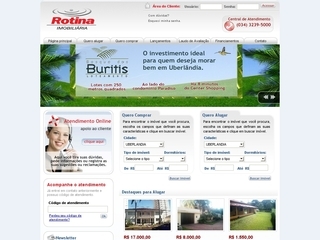 Thumbnail do site Rotina Administrao e Empreendimentos Imobilirios