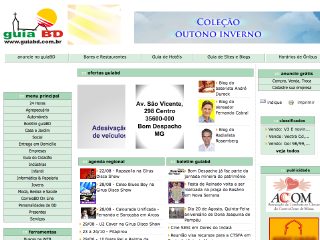Thumbnail do site GuiaBD, o Portal de Bom Despacho e Regio!