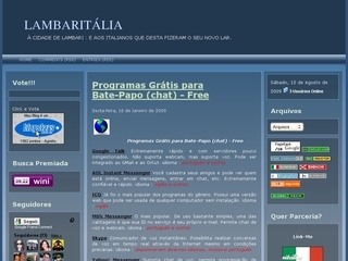 Thumbnail do site Lambaritalia
