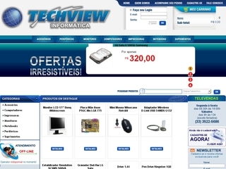 Thumbnail do site Loja da techview informatica