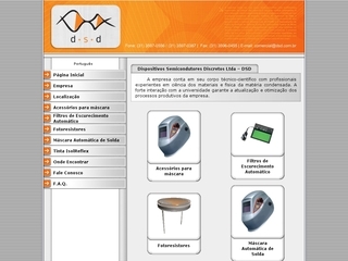 Thumbnail do site Dispositivos Semicondutores Discretos Ltda