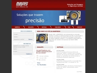 Thumbnail do site MARPRESS - Marte Comercial Ltda