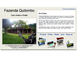 Thumbnail do site Fazenda Quilombo