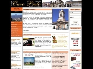 Thumbnail do site Cidade Ouro Preto