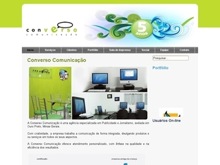 Thumbnail do site Converso Comunicao 