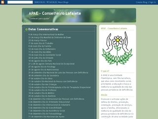 Thumbnail do site APAE - Conselheiro Lafaiete