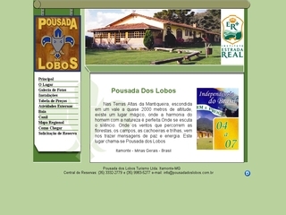 Thumbnail do site Pousada dos Lobos