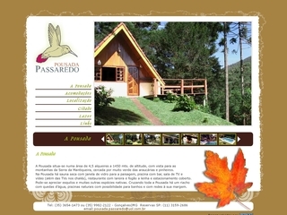 Thumbnail do site Pousada Passaredo
