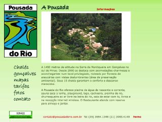 Thumbnail do site Pousada do Rio