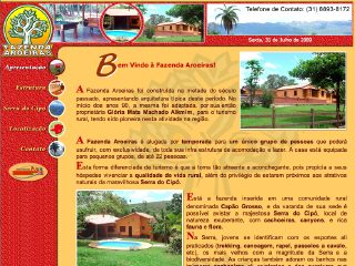 Thumbnail do site Fazenda Aroeiras 