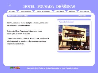 Thumbnail do site Hotel Pousada de Minas