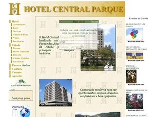 Thumbnail do site Hotel Central Parque