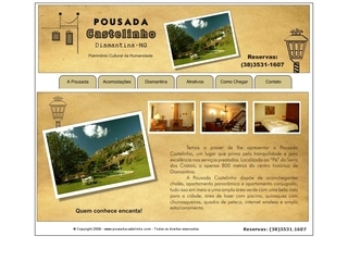 Thumbnail do site Pousada Castelinho