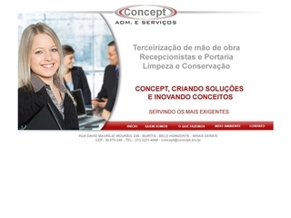 Thumbnail do site Concept Adm e Servios ltda