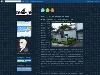 Thumbnail do site O Corvo Veloz