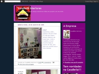 Thumbnail do site CasaBella Interiores