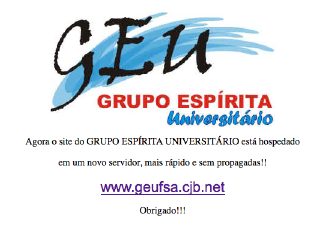 Thumbnail do site Grupo Esprita Universitrio - GEU