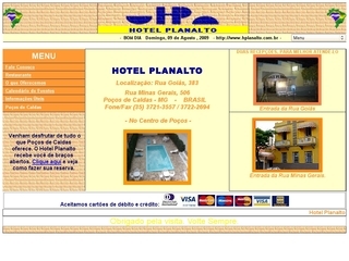 Thumbnail do site Hotel Planalto 