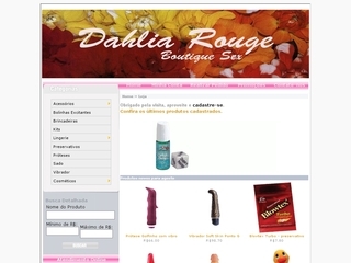 Thumbnail do site Dahlia Rouge Boutique Sex