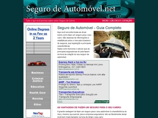 Thumbnail do site Seguro de Automvel em Belo Horizonte. 