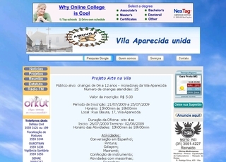 Thumbnail do site Vila Aparecida - Ouro Preto