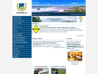 Thumbnail do site Prefeitura Municipal de Itaiaba