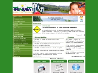 Thumbnail do site Prefeitura Municipal de Guaiba