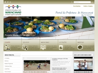 Thumbnail do site Prefeitura Municipal de Maracana