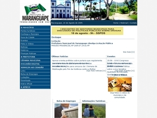 Thumbnail do site Prefeitura Municipal de Maranguape