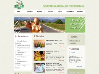 Thumbnail do site Prefeitura Municipal de Frecheirinha