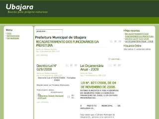 Thumbnail do site Prefeitura Municipal de Ubajara