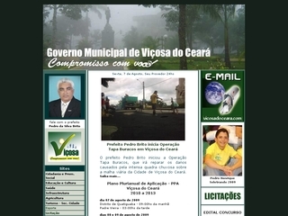 Thumbnail do site Prefeitura Municipal de Viosa do Cear